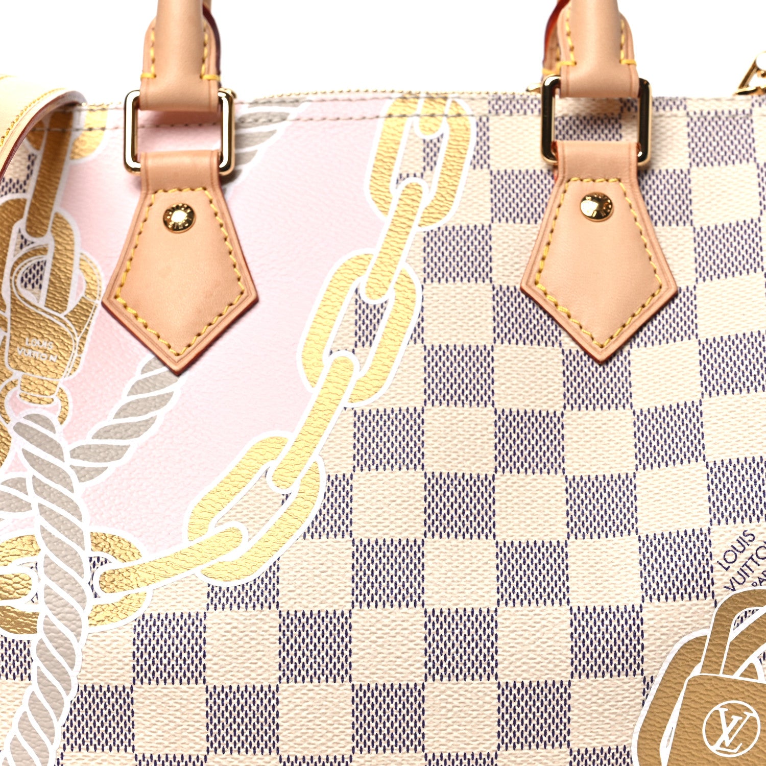 Louis Vuitton Damier Azur Nautical Speedy Bandouliere 25 7 of 9
