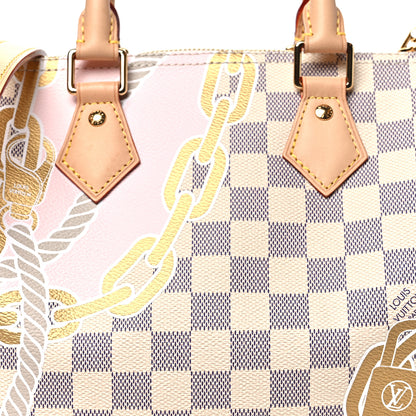 Louis Vuitton Damier Azur Nautical Speedy Bandouliere 25 7 of 9