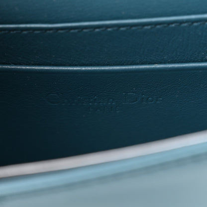 Christian Dior Patent Cannage Nano Lady Dior Pouch Turquoise 6 of 9
