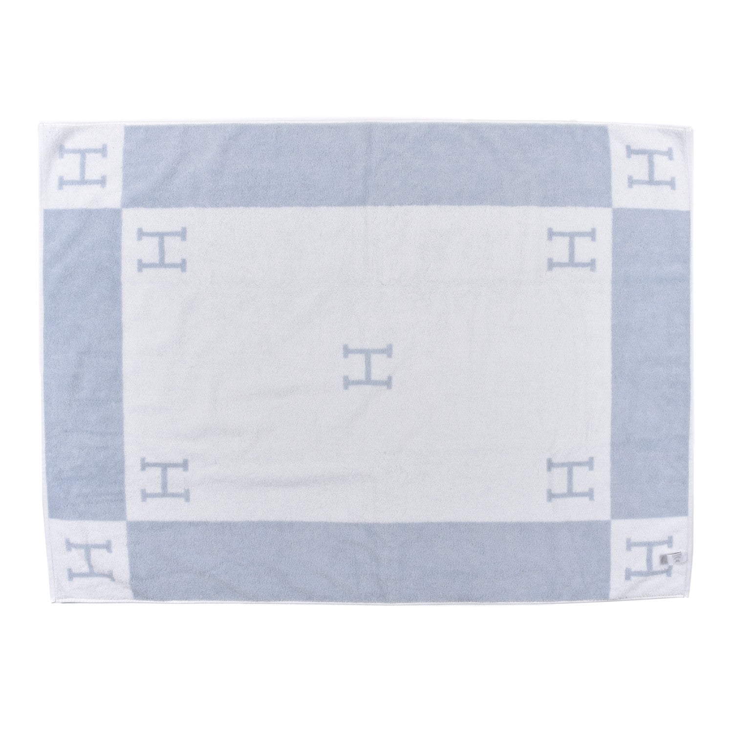 Hermes Cotton Avalon Bath Towel Bleu Glacier 3 of 4