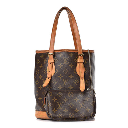 Louis Vuitton Monogram Petit Bucket 23 1 of 27