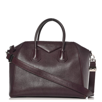 Givenchy Sugar Goatskin Medium Antigona Aubergine 1 of 28