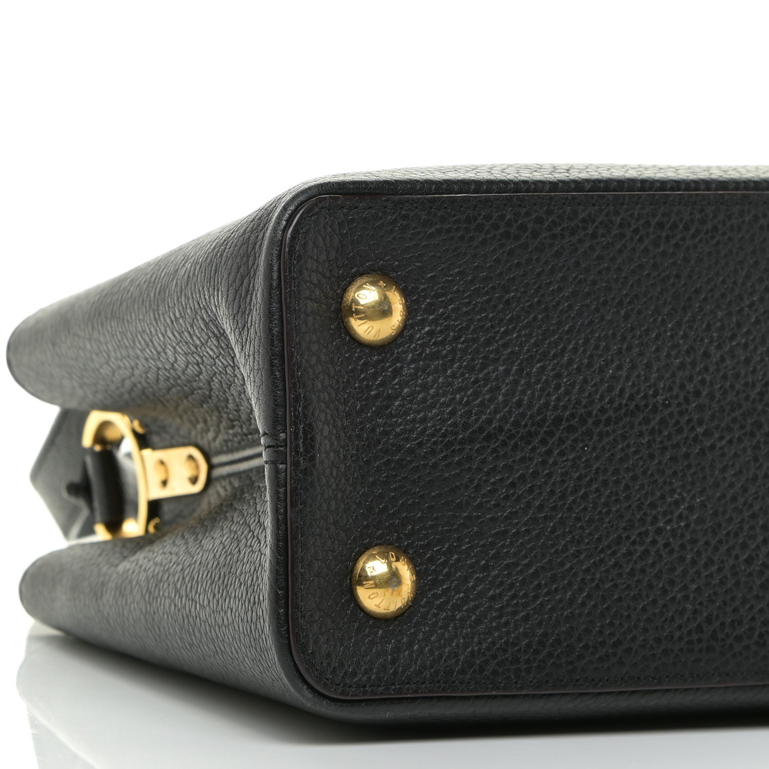 Louis Vuitton Taurillon Capucines PM Black 8 of 11