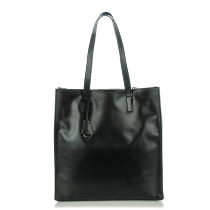 Prada Soft Calf Shopping Tote Black Celeste 1 of 9