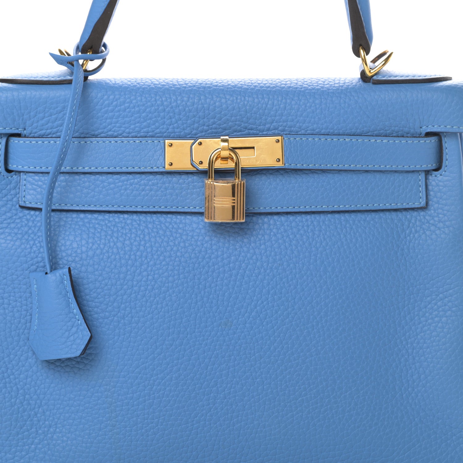 Hermes Togo Kelly Retourne 28 Bleu Paradise 35 of 42