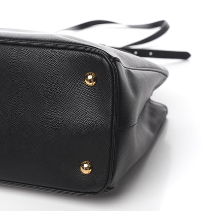 Prada Saffiano Lux Medium Tote Black 9 of 10