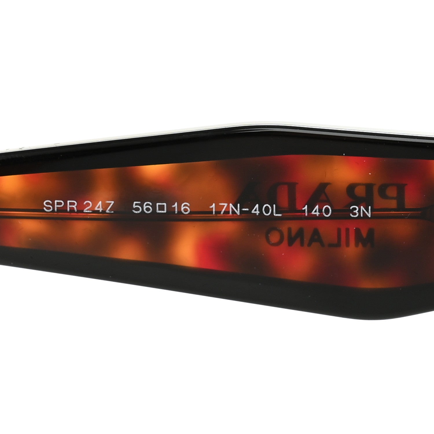 Prada Acetate Square Sunglasses SPR 24Z Tortoiseshell 6 of 7