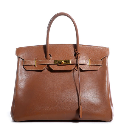Hermes Courchevel Birkin 35 Gold 1 of 26