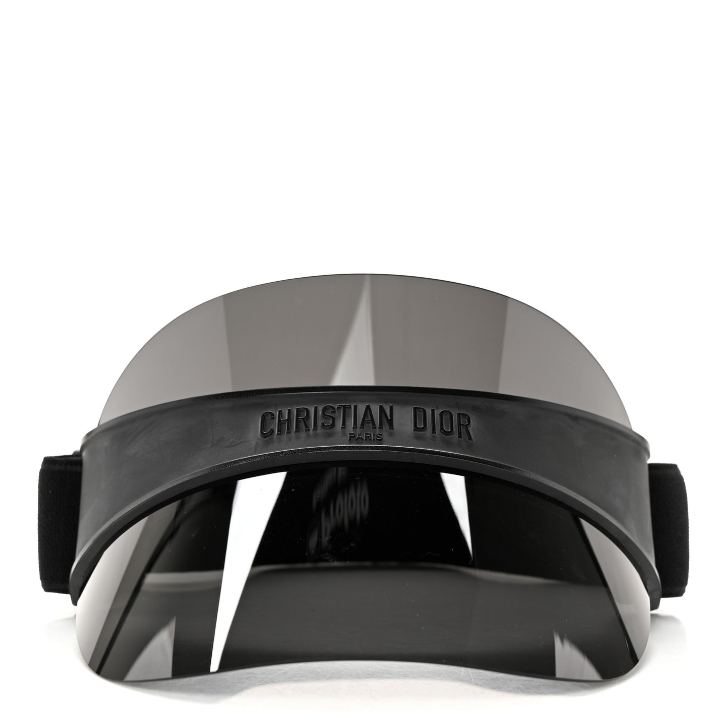 Mirrored DiorClubV1U Sun Visor Black