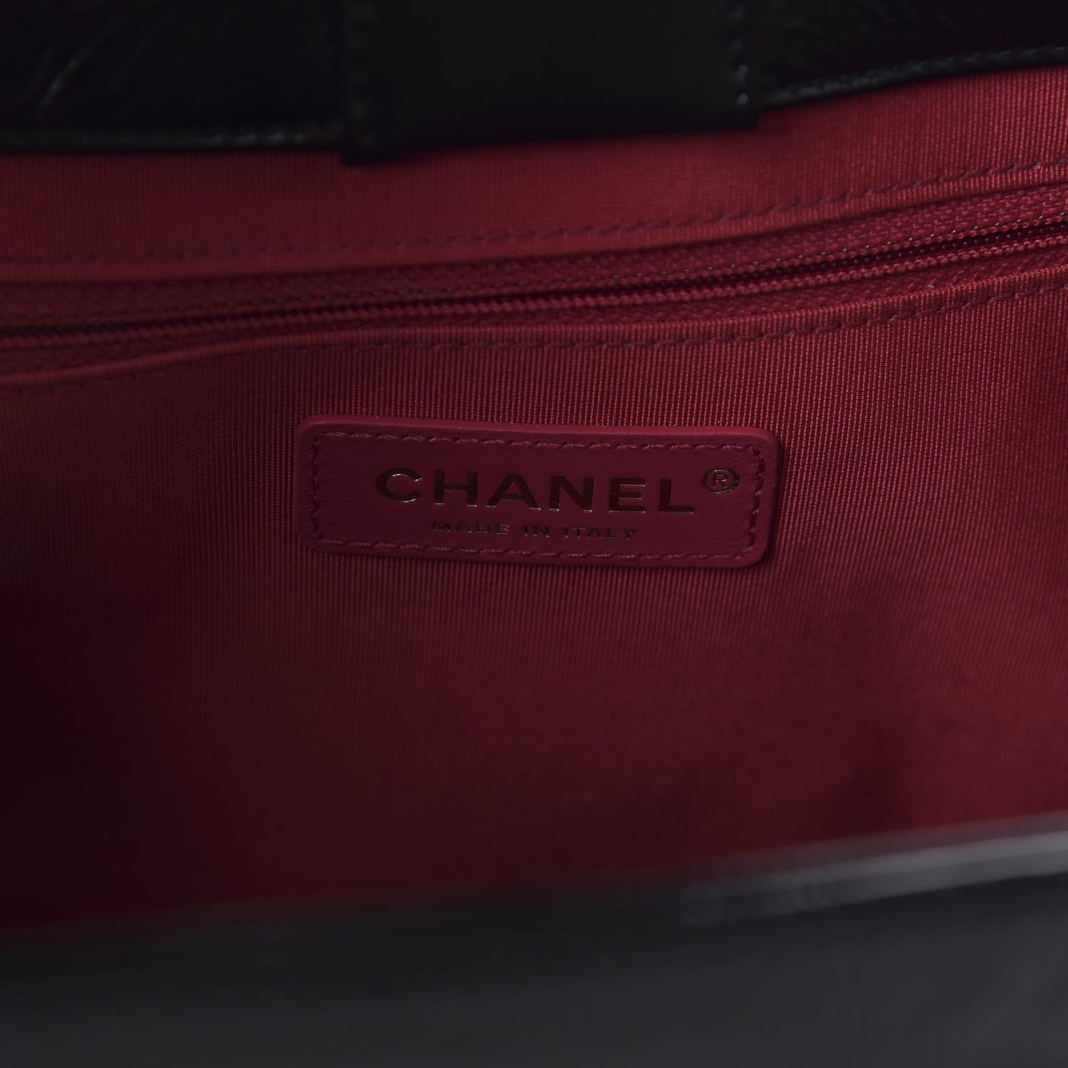 Chanel Shiny Aged Calfskin Shopping Bag Black 8 of 11