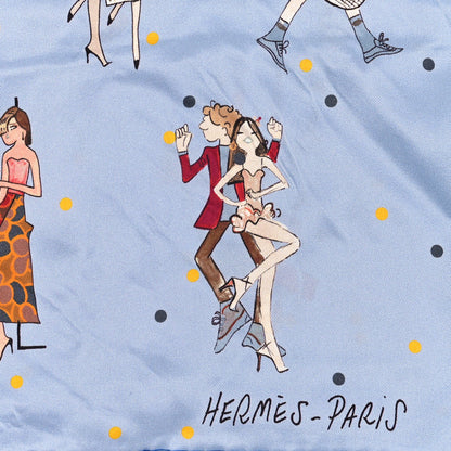 Hermes Silk Les Parisiennes De Kiraz Scarf 70 2 of 3