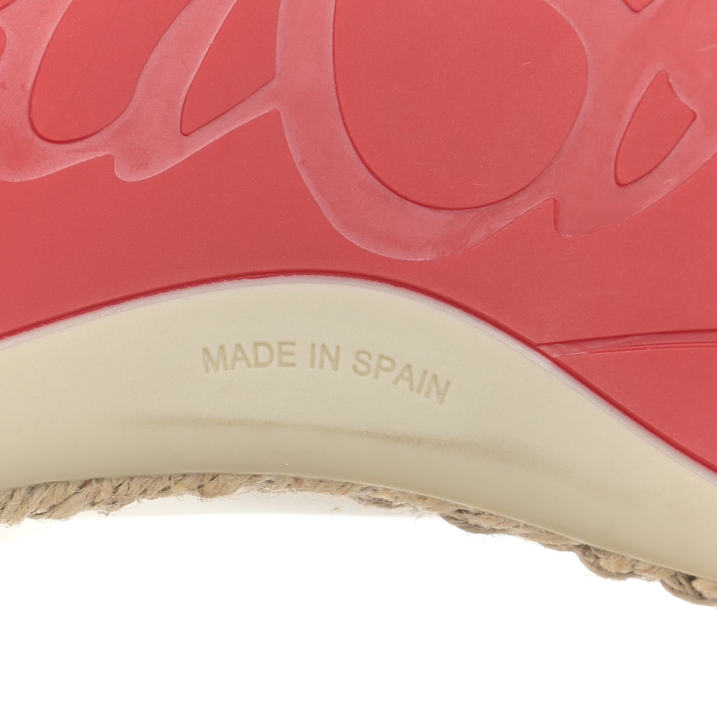 Toile Calfskin Espasneak Flat Sneaker 39 Ivory