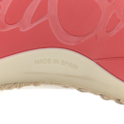 Christian Louboutin Toile Calfskin Espasneak Flat Sneaker 39 Ivory 7 of 8