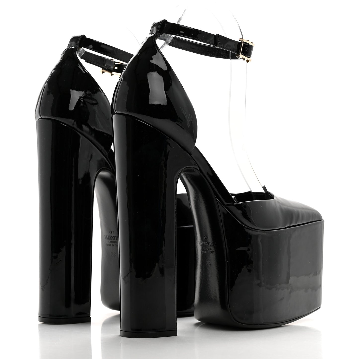 Patent DiscoBox 80/180mm Platform Pumps 39 Black