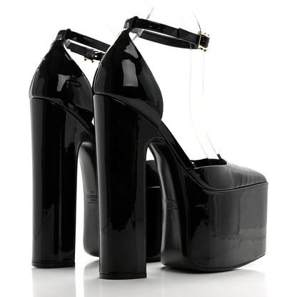 Valentino Garavani Patent DiscoBox 80/180mm Platform Pumps 39 Black 4 of 11