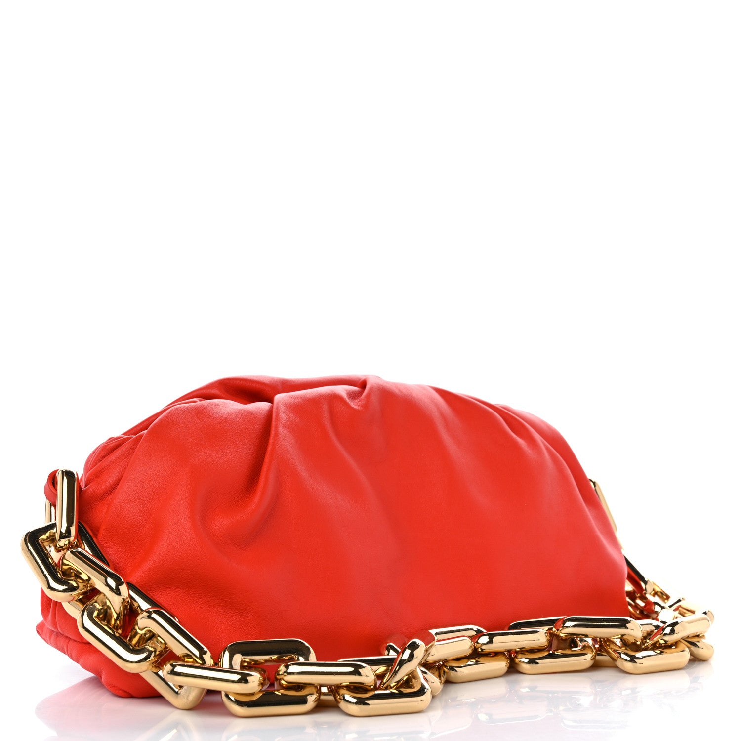 Bottega Veneta Calfskin The Pouch Chain Maple 3 of 10