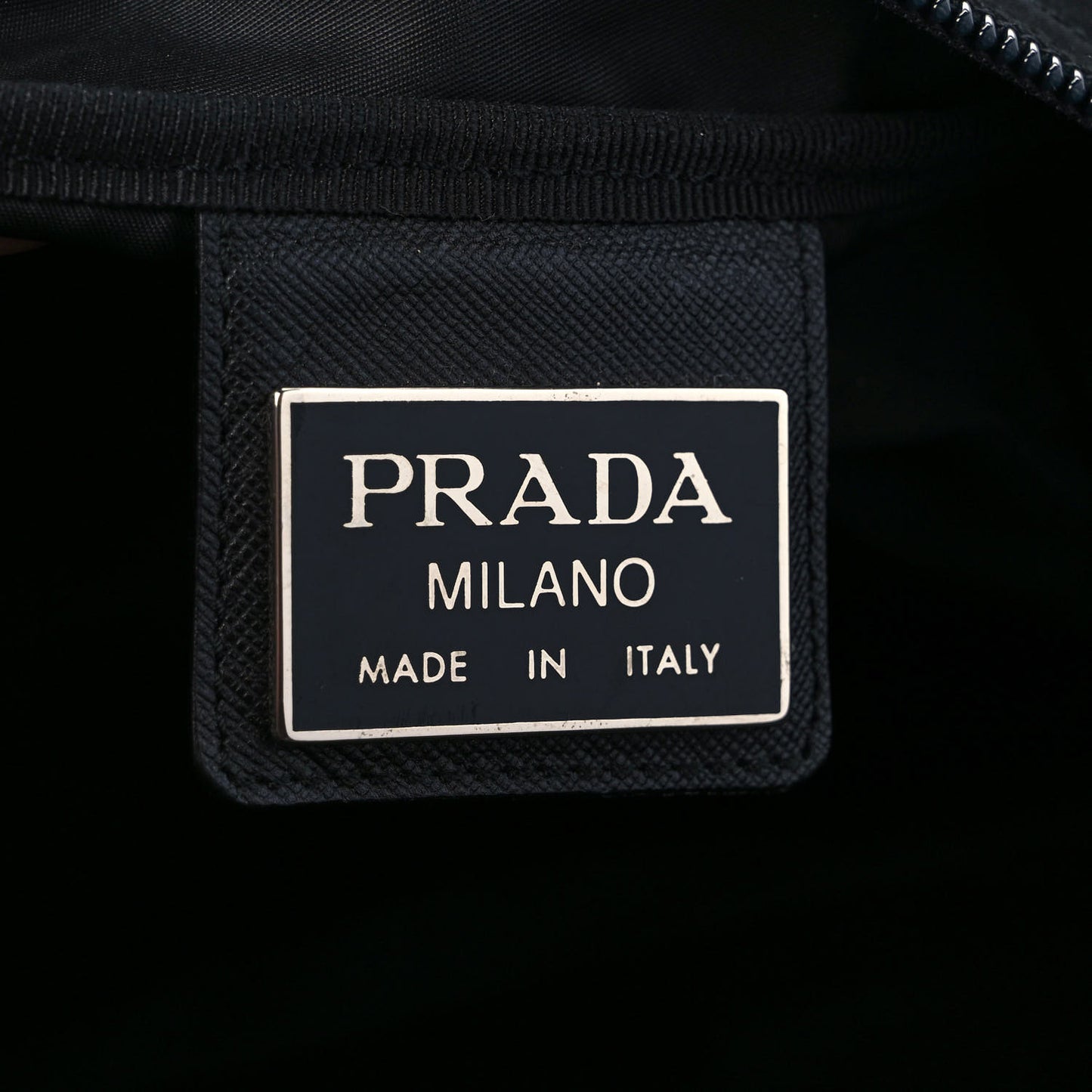 Tessuto Nylon Saffiano Viaggio Duffle Black