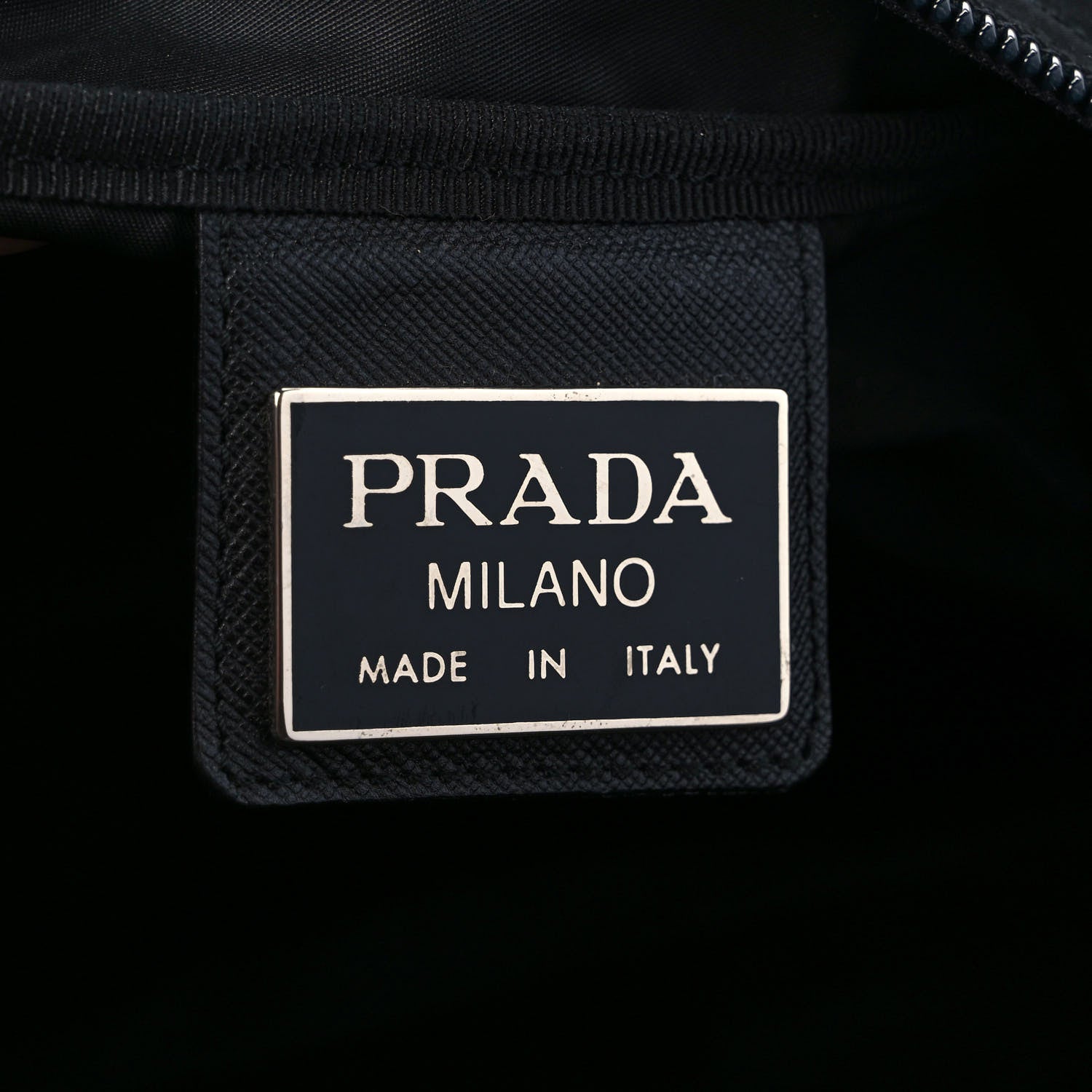 Prada Tessuto Nylon Saffiano Viaggio Duffle Black 5 of 10