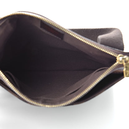 Louis Vuitton Damier Ebene Brooklyn Flat Pochette 5 of 12