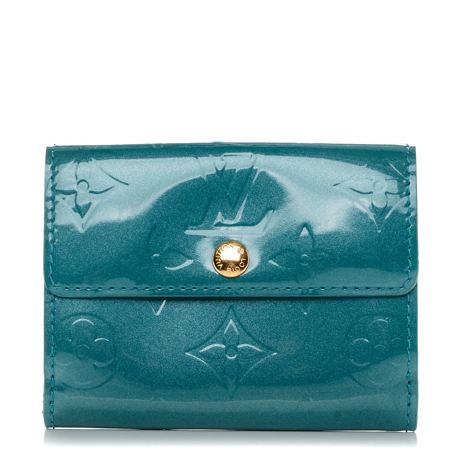 Louis Vuitton Vernis Ludlow Wallet Blue Galactic 1 of 6