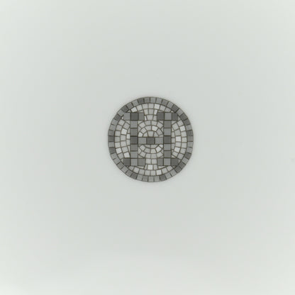Hermes Porcelain Mosaique Au 24 Platine Presentation Plate Set of 2 6 of 7