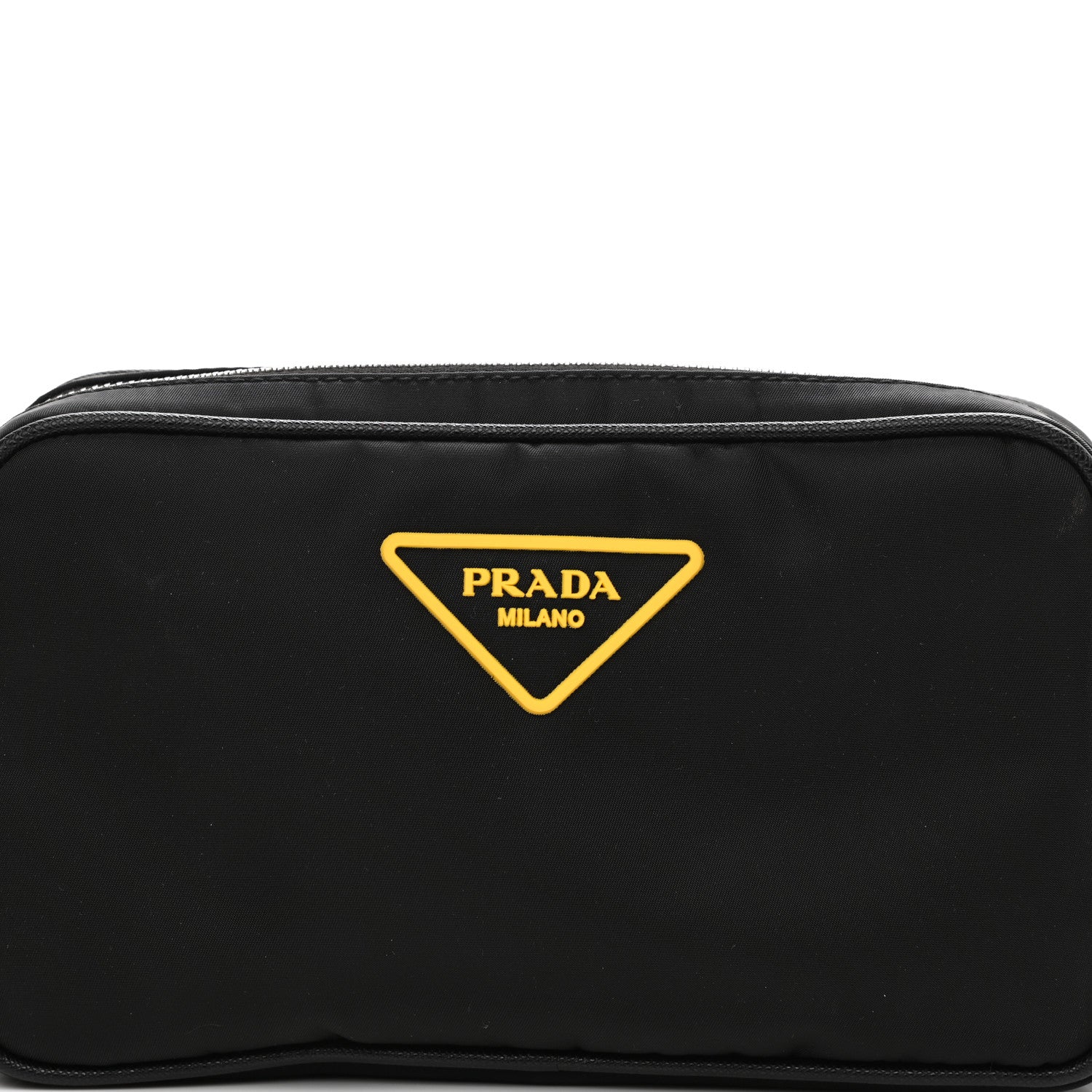 Prada Tessuto Nylon Soft Calf Belt Bag Black 8 of 10