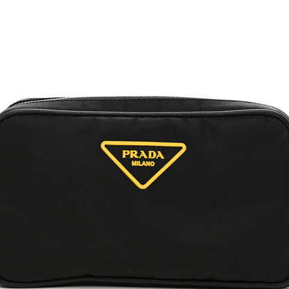 Prada Tessuto Nylon Soft Calf Belt Bag Black 8 of 10