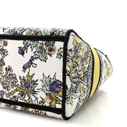 Christian Dior Canvas Embroidered Chardons Toile De Jouy Medium Lady D-Lite Latte Multicolor 9 of 9