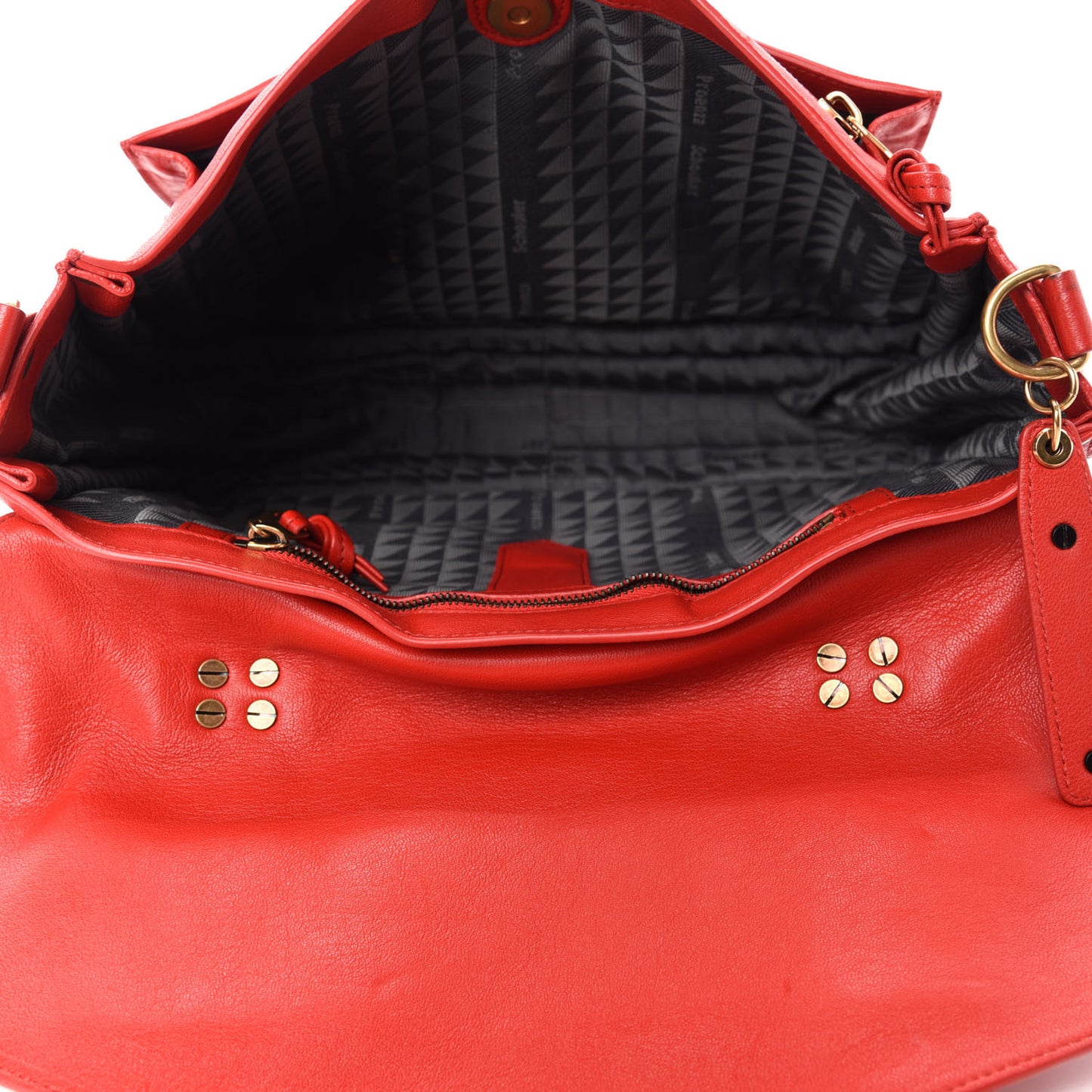 Lambskin Medium PS1 Satchel Red
