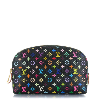 Louis Vuitton Monogram Multicolor Cosmetic Pouch Black Grenade 1 of 7