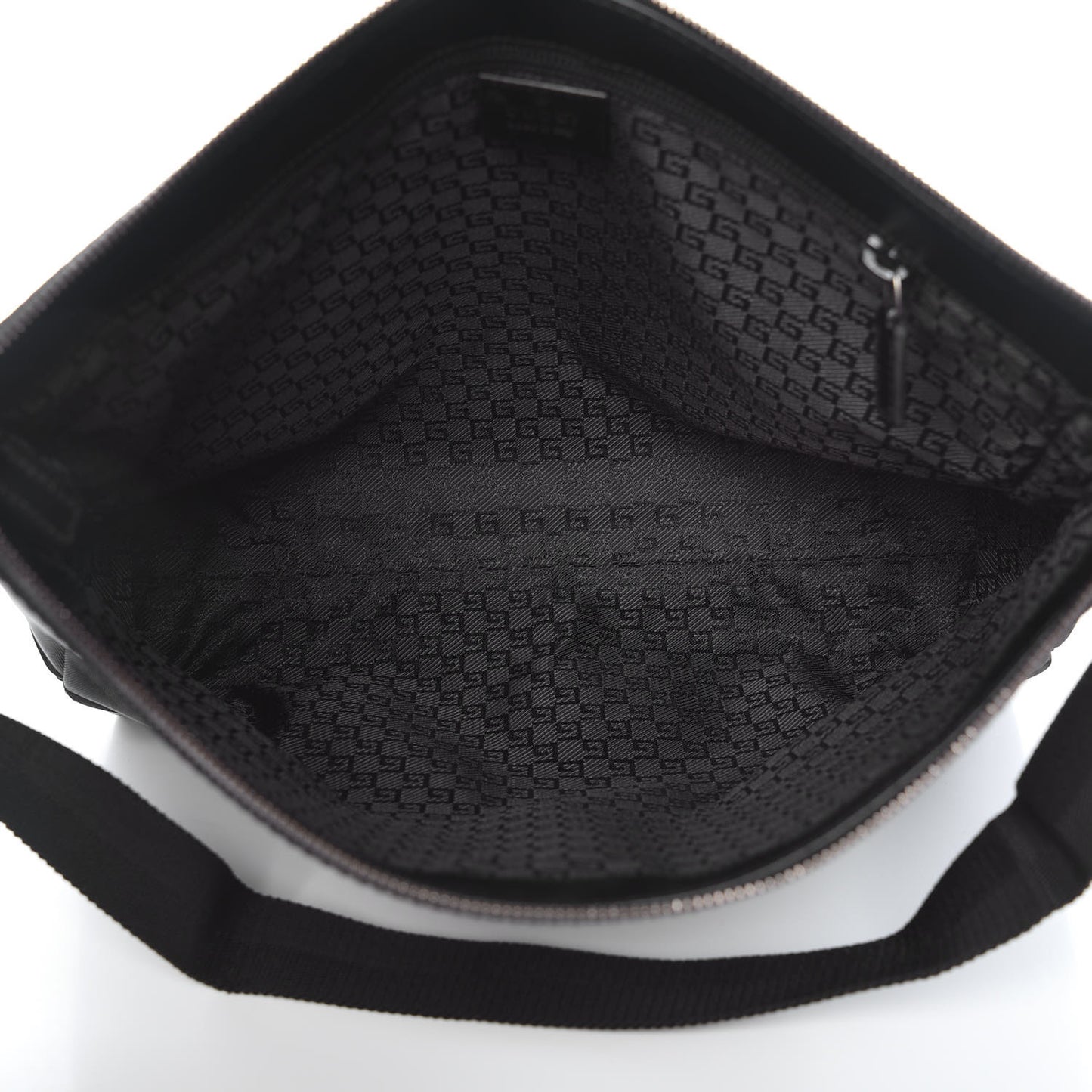 Techno Canvas Messenger Bag Black