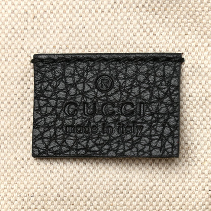 Gucci Grained Calfskin Logo Belt Bag Black 6 of 9