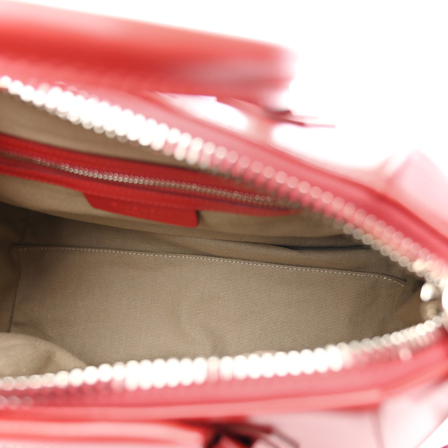 Shiny Lord Calfskin Small Antigona Medium Red