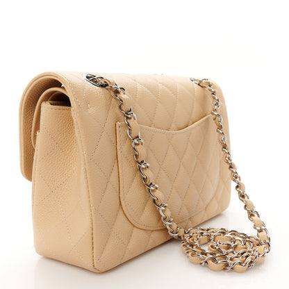 Chanel Caviar Quilted Small Double Flap Beige 3 of 12