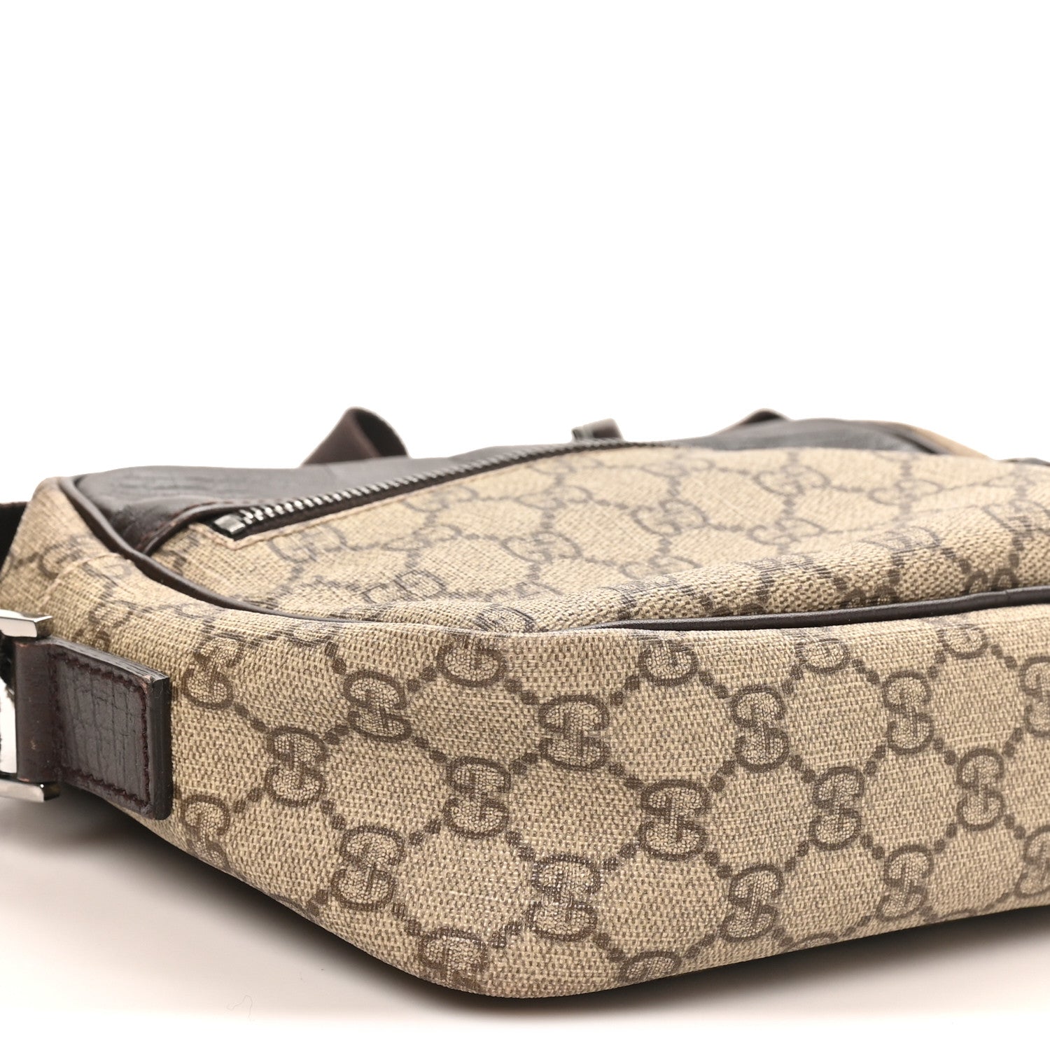 Gucci GG Plus Monogram Shoulder Bag Dark Brown 9 of 10