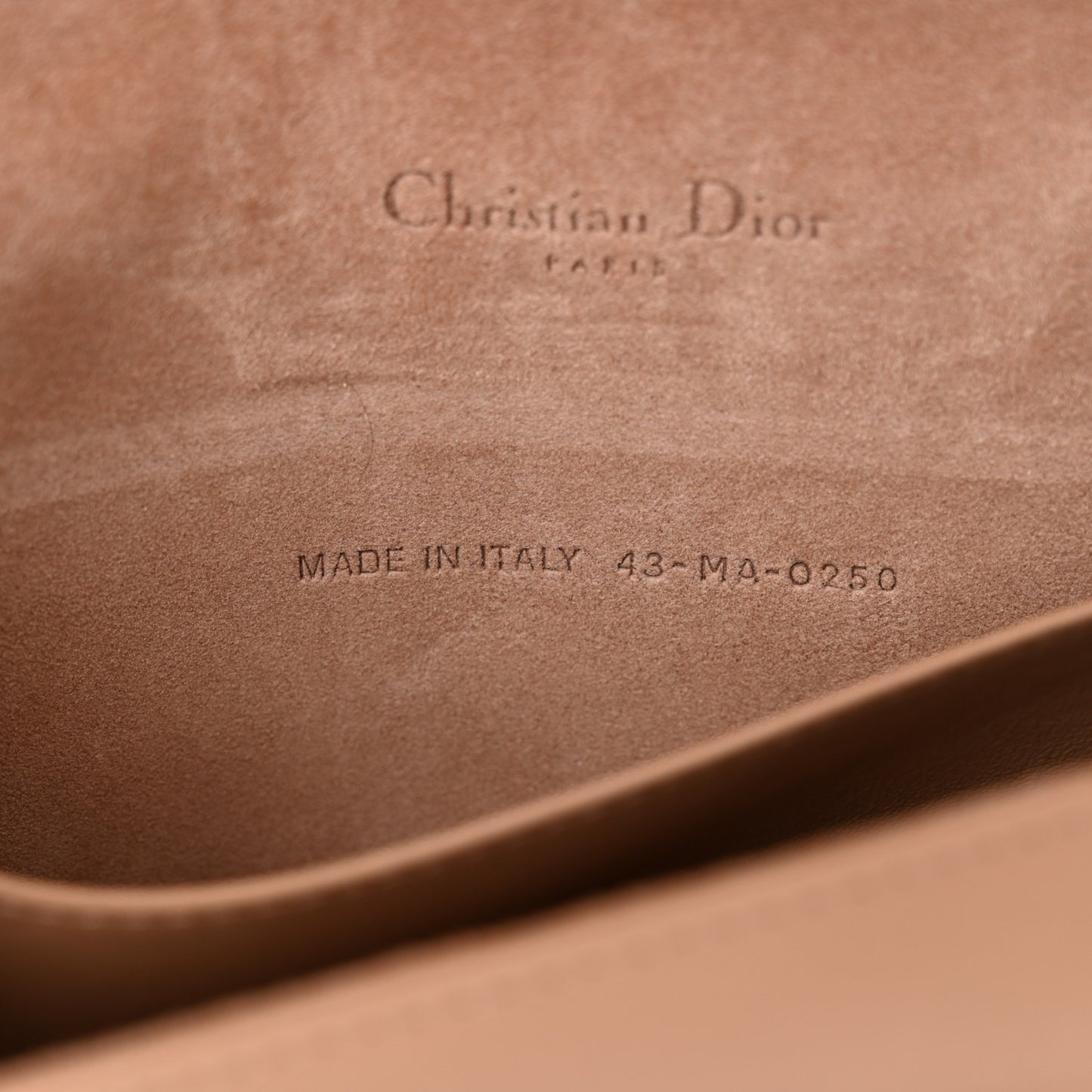 Ultra Matte Calfskin Cannage Lady Dior Clutch Fard