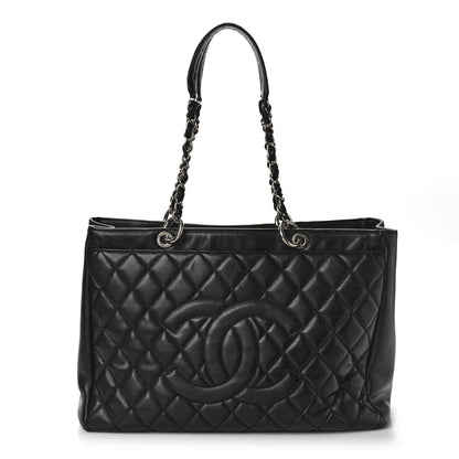 Chanel Caviar Quilted Shopping Tote Black 1 of 10