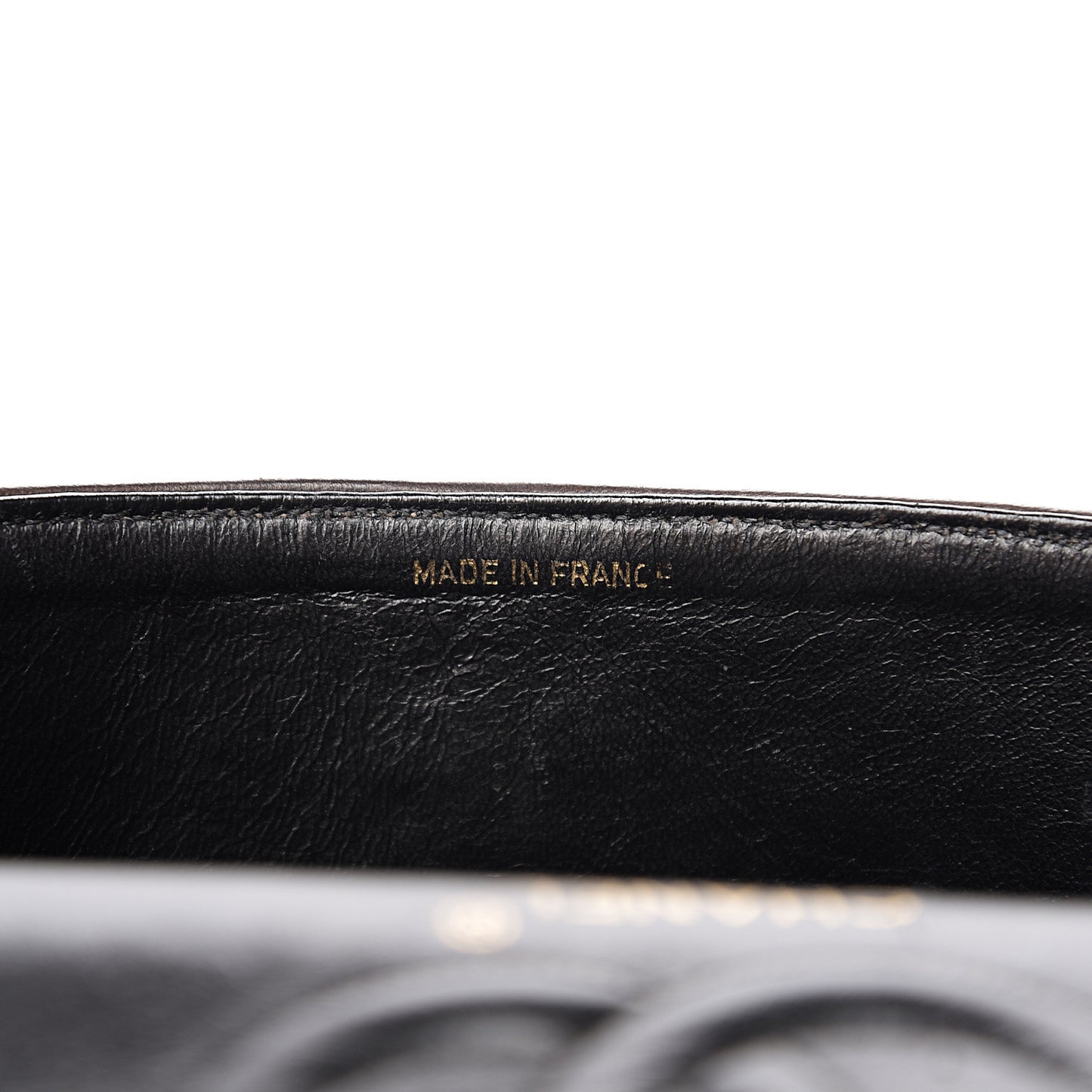 Lambskin Quilted Medium Double Flap Dark Brown