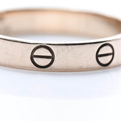 Cartier 18K Pink Gold 3.5mm LOVE Wedding Band Ring 58 8.25 6 of 7