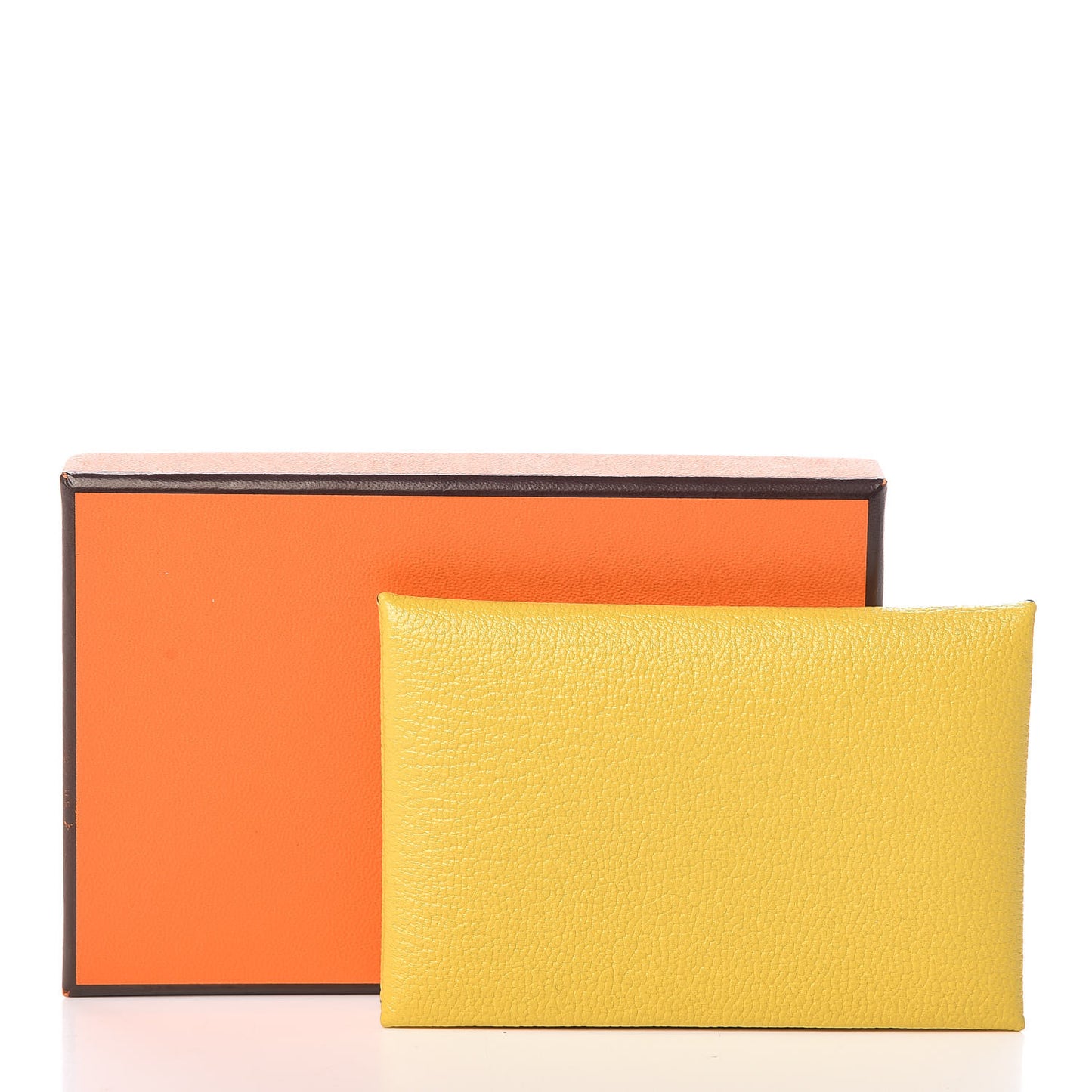 Chevre Mysore Calvi Card Case Jaune De Naples