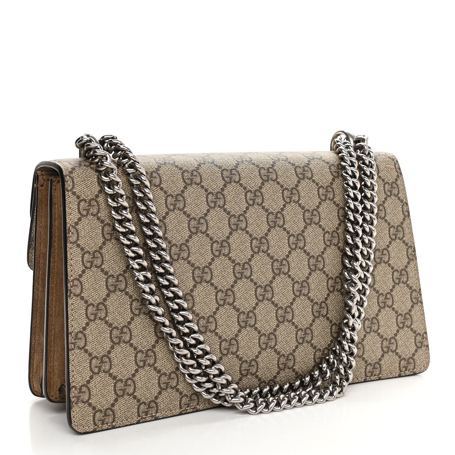 Gucci GG Supreme Monogram Small Dionysus Shoulder Bag Taupe 3 of 11