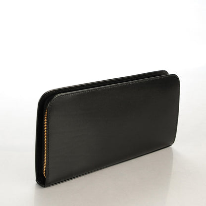 Saint Laurent Calfskin Classic Zip Around Wallet Black 3 of 7
