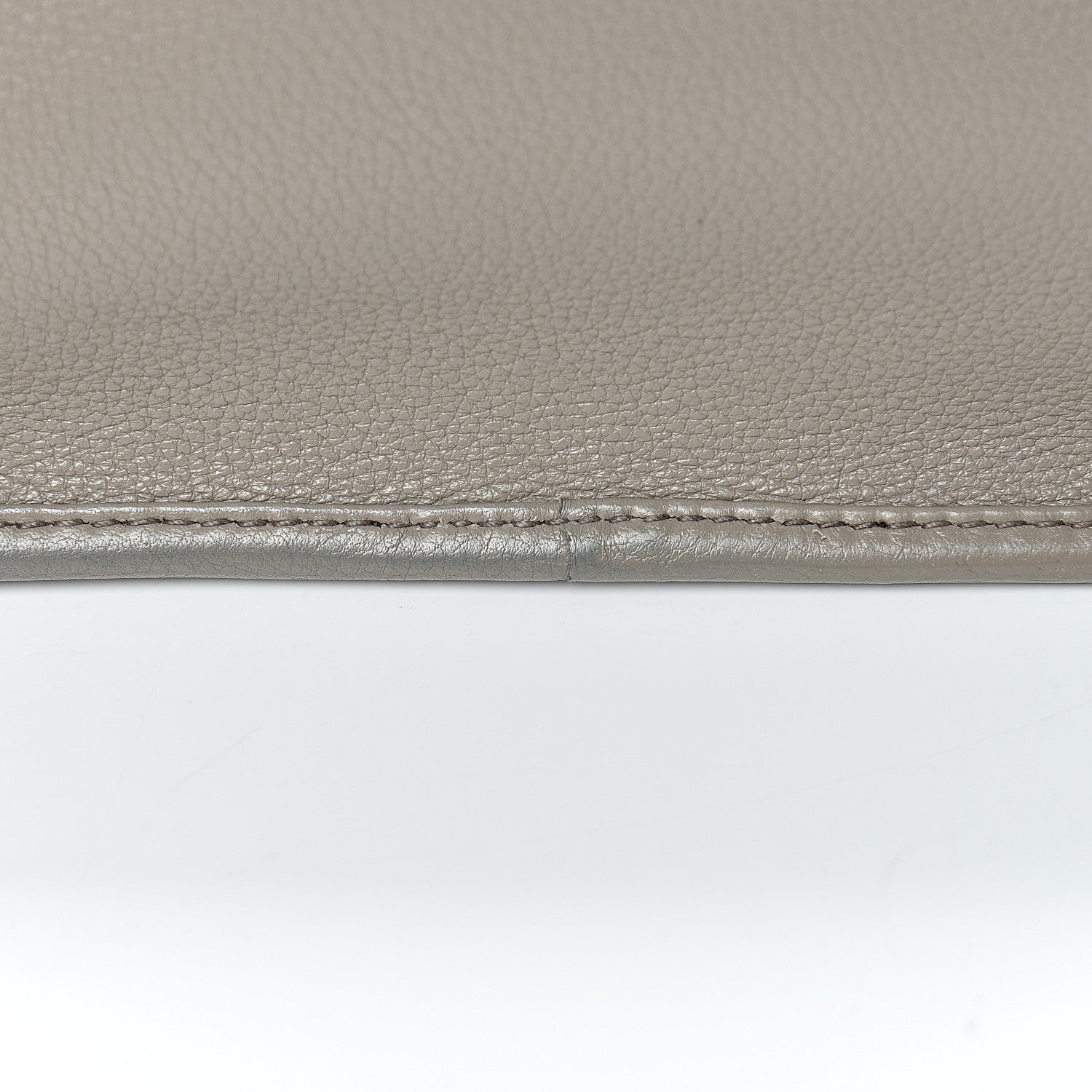 Prada Vitello Daino Crossbody Flap Grey 12 of 14