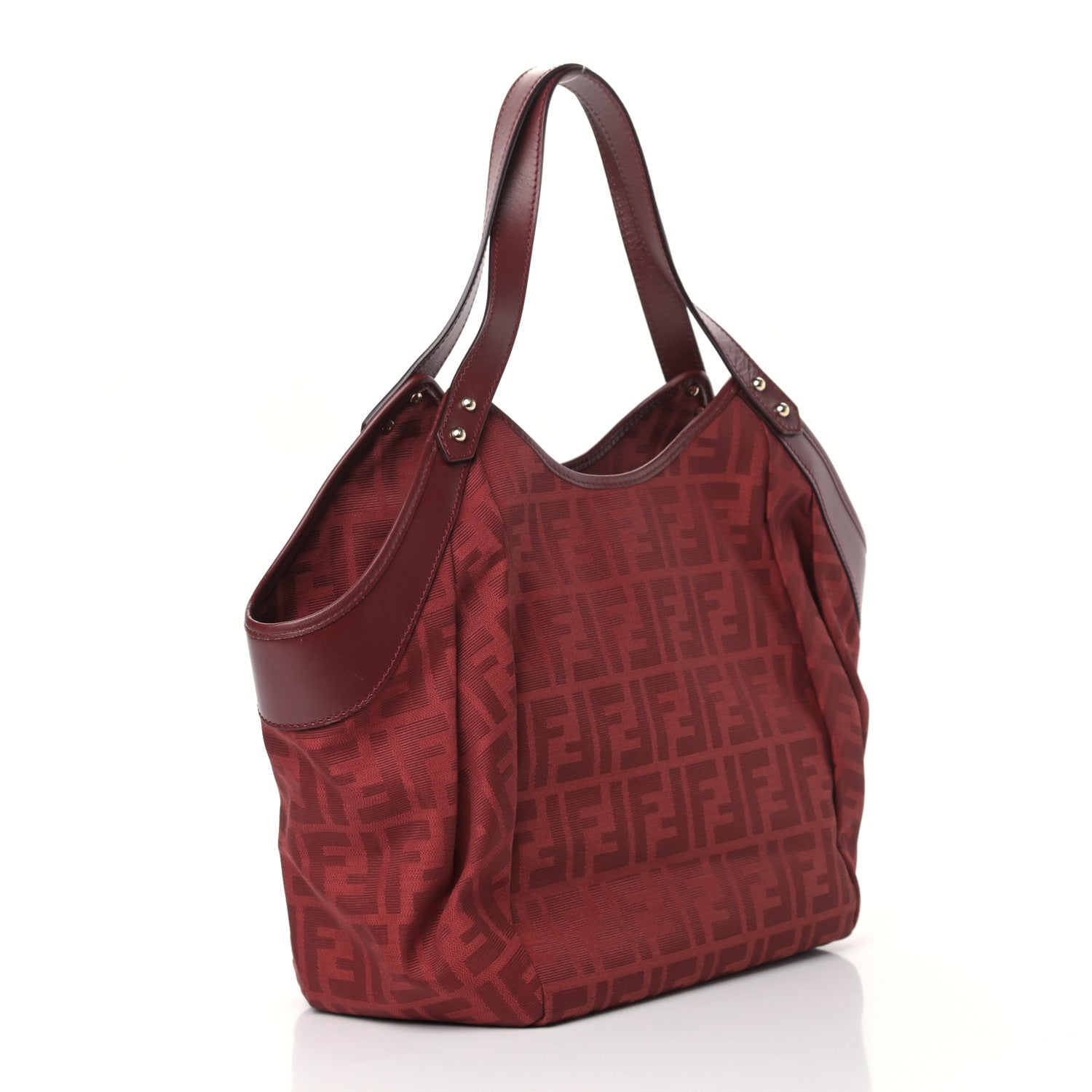Fendi Zucca Large Chef Tote Red 2 of 14