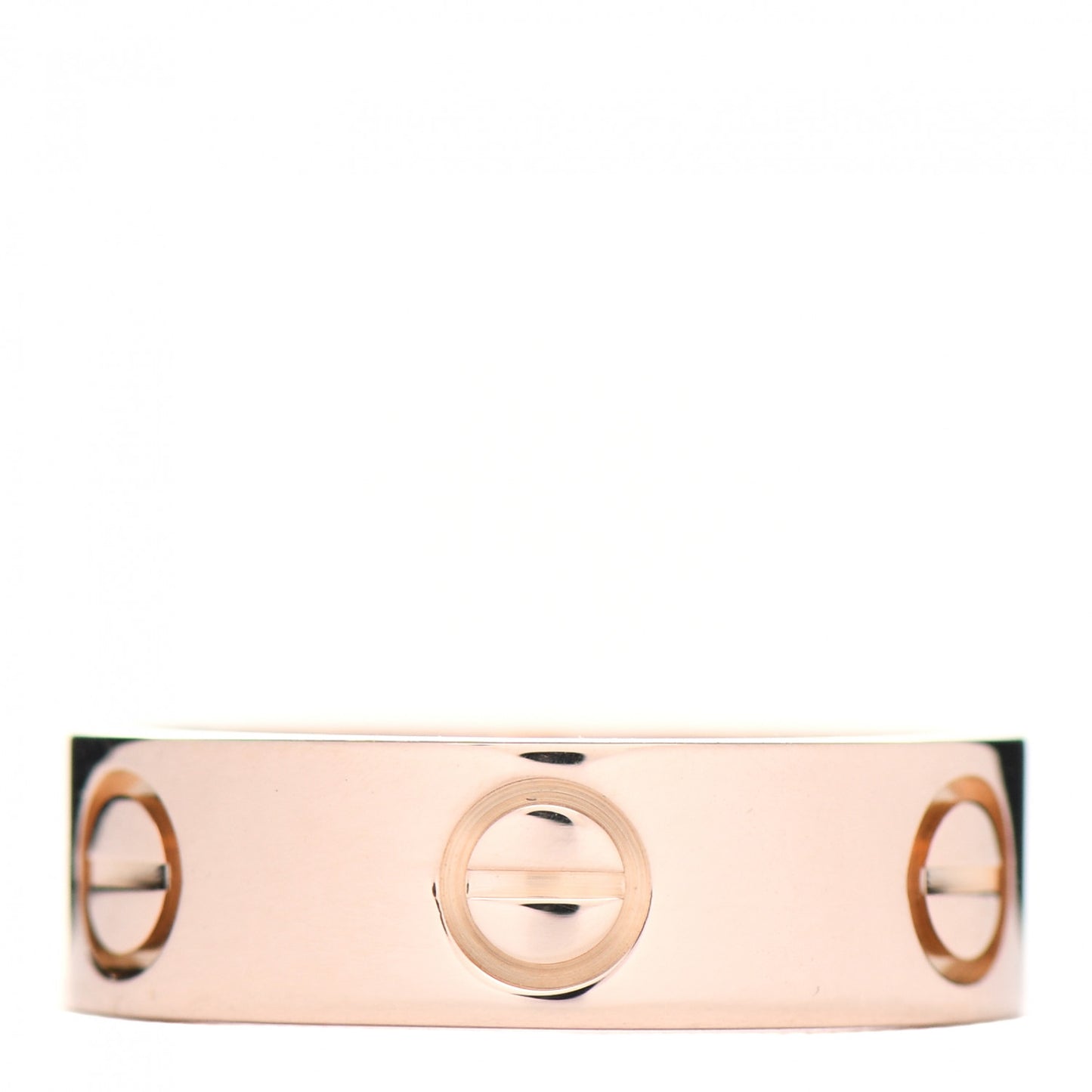 18K Pink Gold 5.5mm LOVE Ring 50 5.25
