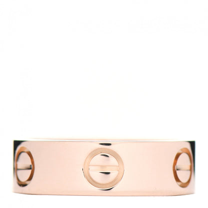 Cartier 18K Pink Gold 5.5mm LOVE Ring 50 5.25 1 of 5
