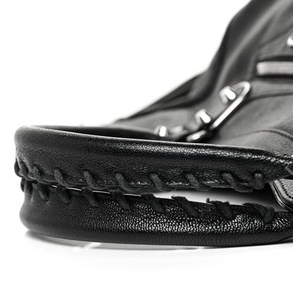 Balenciaga Chevre Silver Metallic Edge Hardware Velo Black 23 of 28