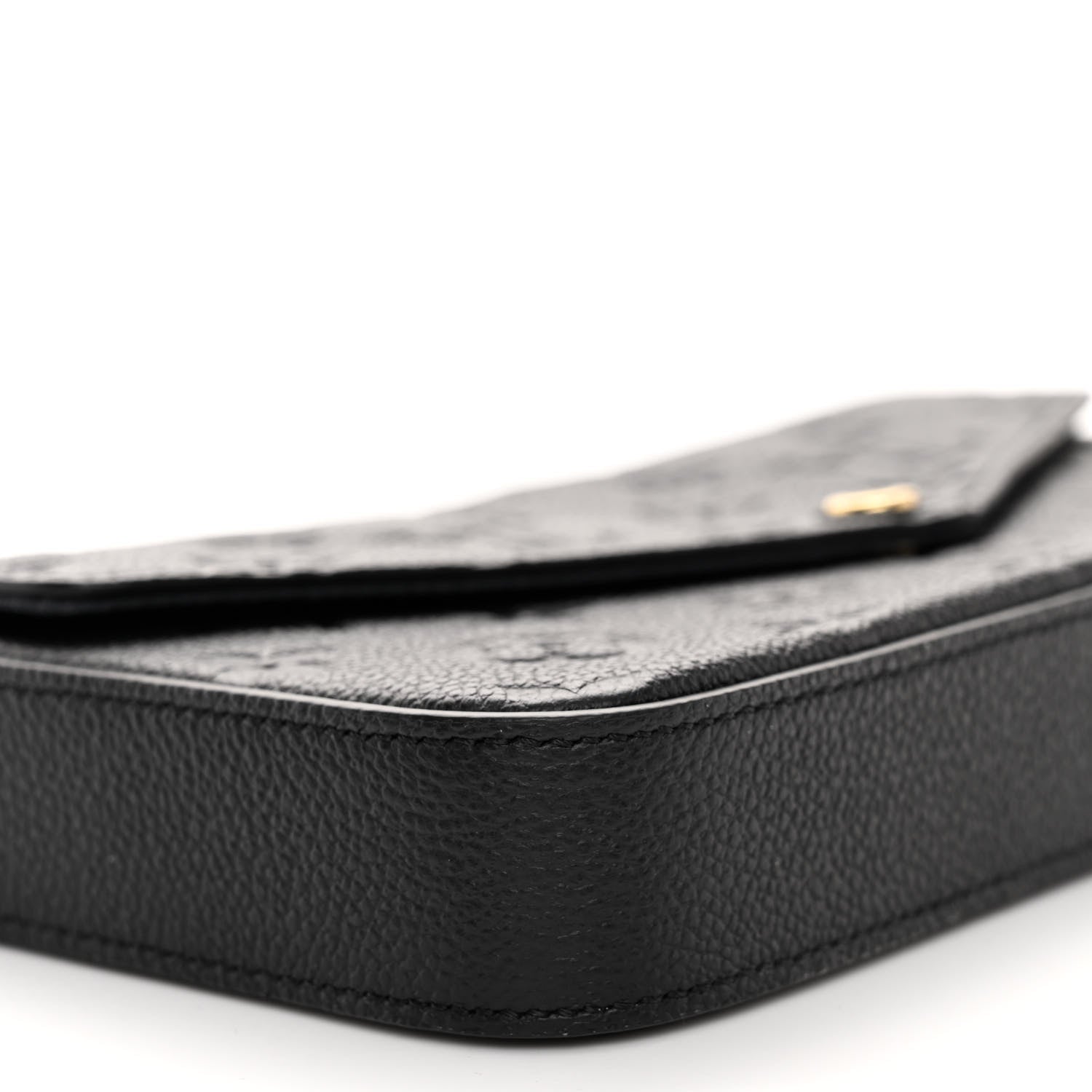 Louis Vuitton LOUIS VUITTON Empreinte Pochette Felicie Chain Wallet Black 9 of 10