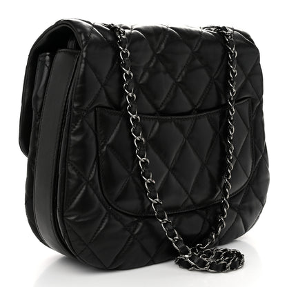 Chanel Lambskin Quilted Large Chanel 3 Flap Black 3 of 10