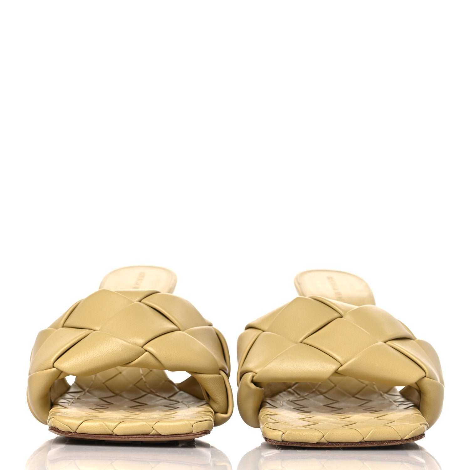 Bottega Veneta Nappa Maxi Intrecciato Lido Mule Sandals 39 Tapioca 2 of 7